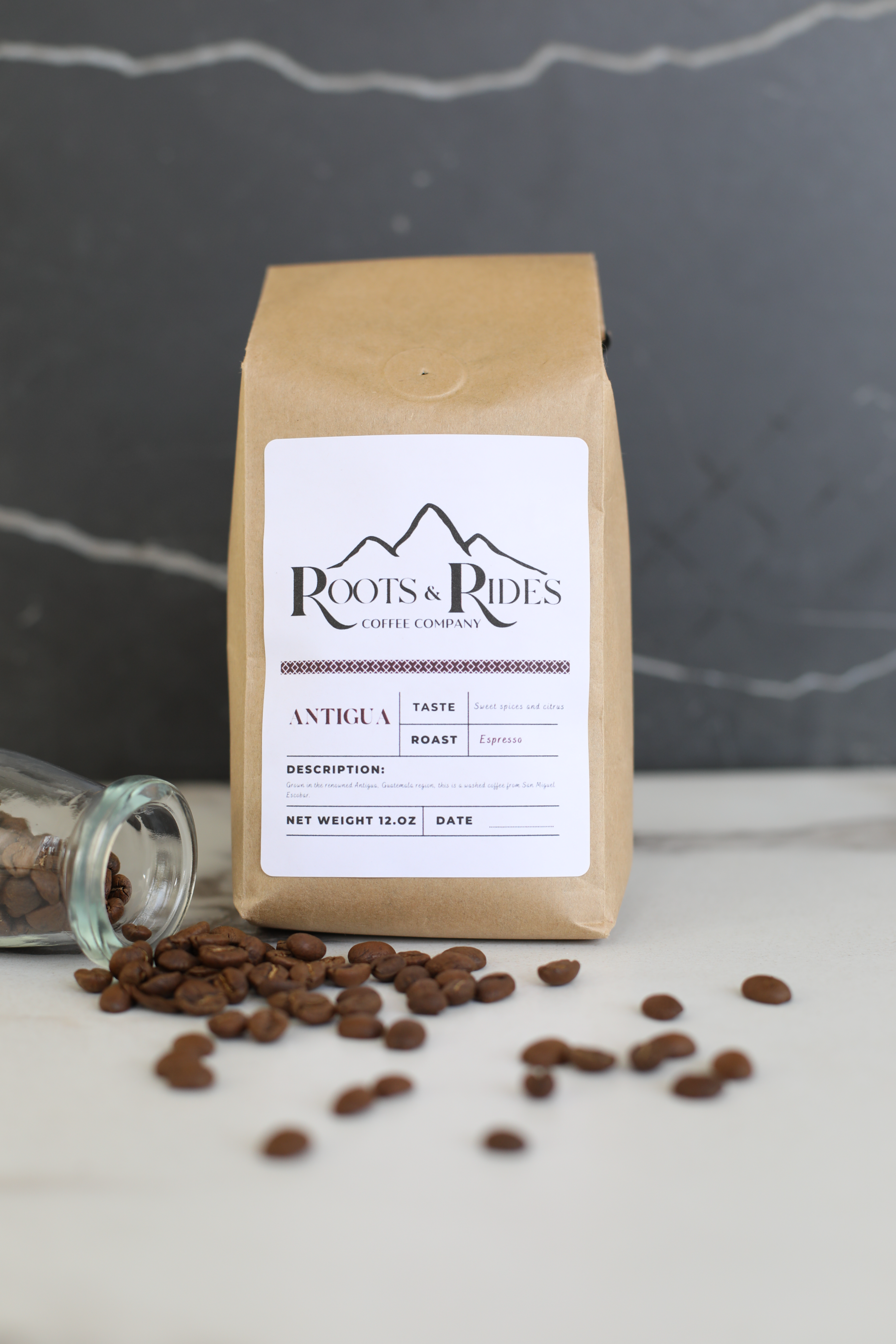 Antigua Coffee Espresso Bag with Beans